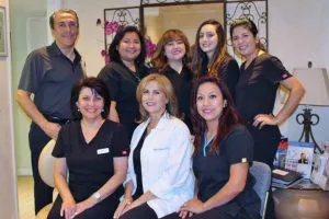 Dr. Nina Madavi and her dental team